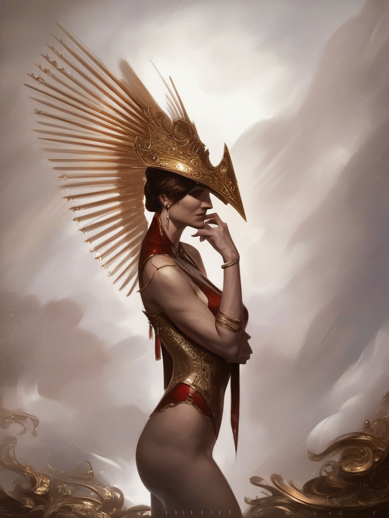 AI generated hentai - White_background, ((side View1.5)), solo, 1girl, Masterpiece, high resolution, high illustration, hi